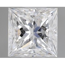 0.36 Carat D-SI1 Princess Cut Natural Diamond